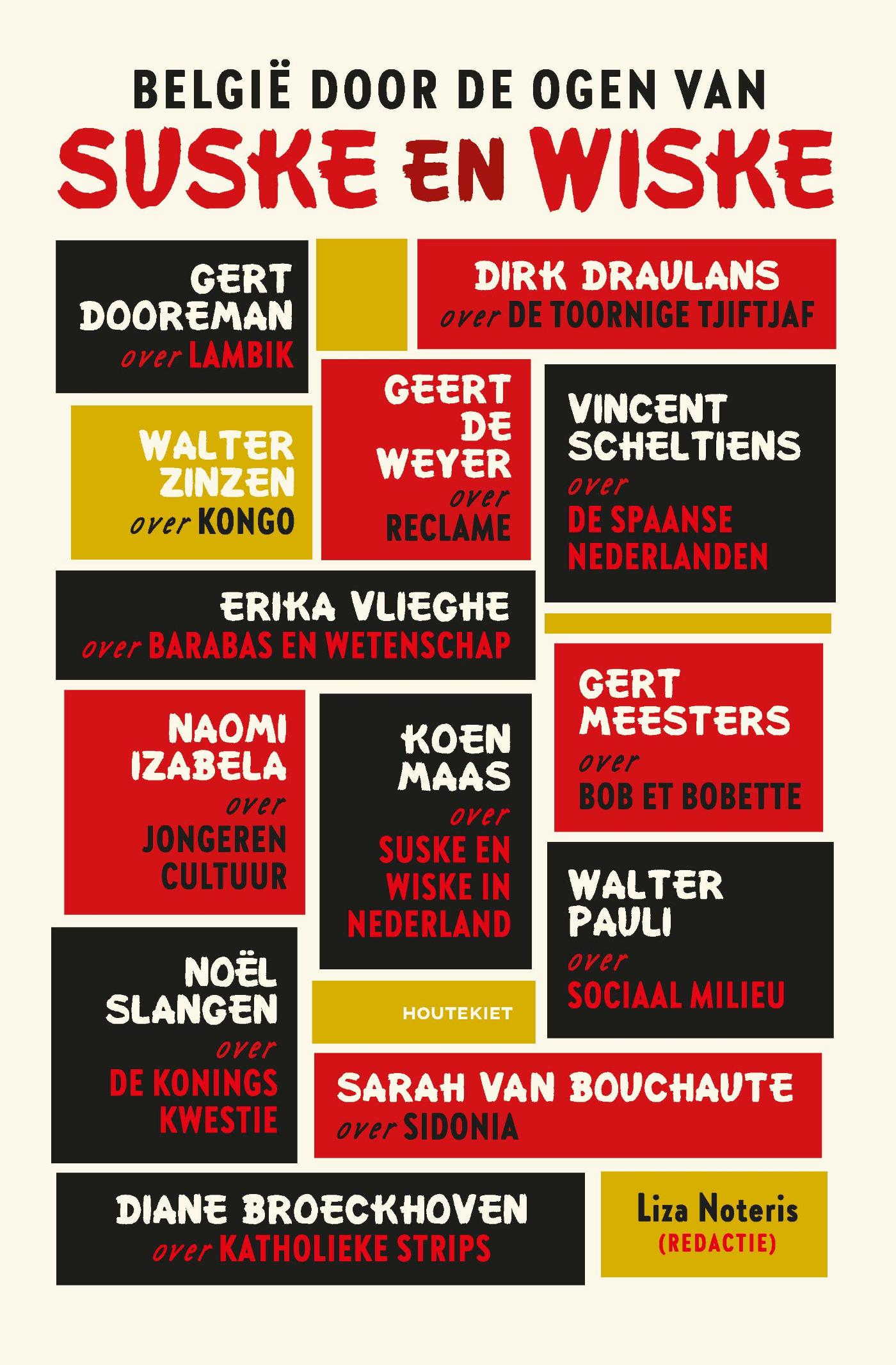 Omslag van België door de ogen van Suske en Wiske