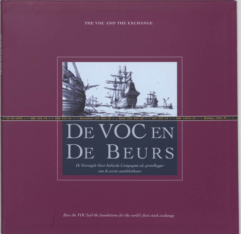 Omslag van De VOC en de beurs / The VOC and the exchange