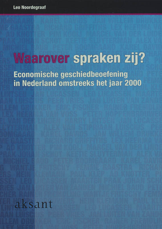 Omslag van Waarover spraken zij?