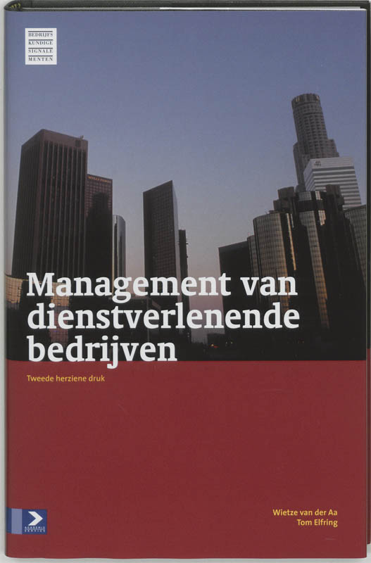 Omslag van Management van dienstverlenende bedrijven