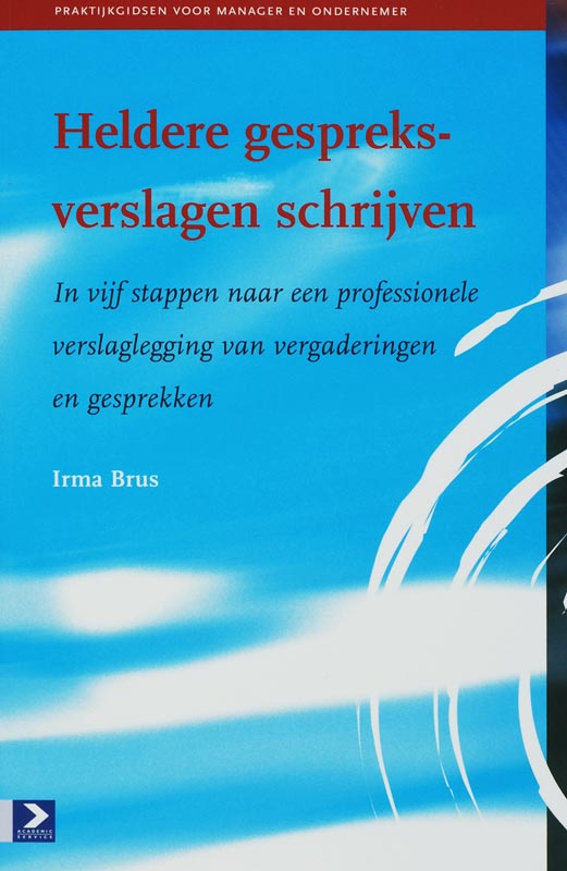 Omslag van Heldere gespreksverslagen schrijven