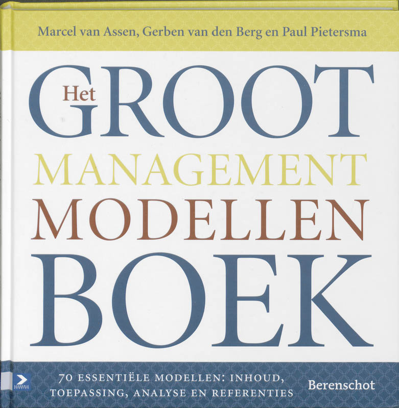 Omslag van Het groot managementmodellenboek