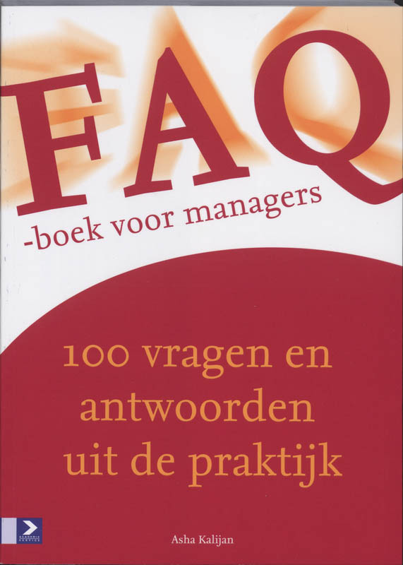 Omslag van FAQ-boek voor managers