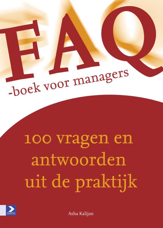 Omslag van FAQ-boek voor managers