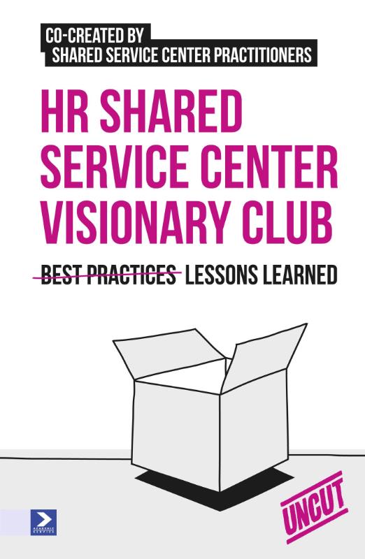 Omslag van HR shared service center visionary club