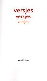 Omslag van Versjes