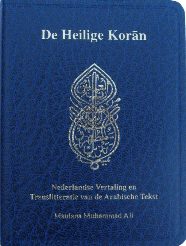 Omslag van De Heilige Koran (pocket uitgave in het Nederlands met translitteratie)