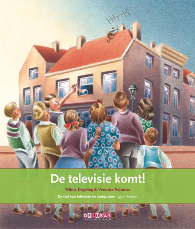 Omslag van de tijd van televisie en computers 1950 - heden
