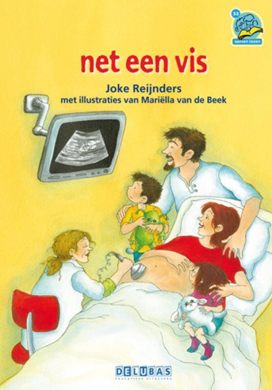 Omslag van net een vis