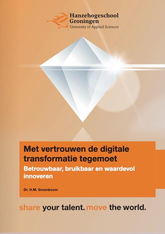 Omslag van Met vertrouwen de digitale transformatie tegemoet