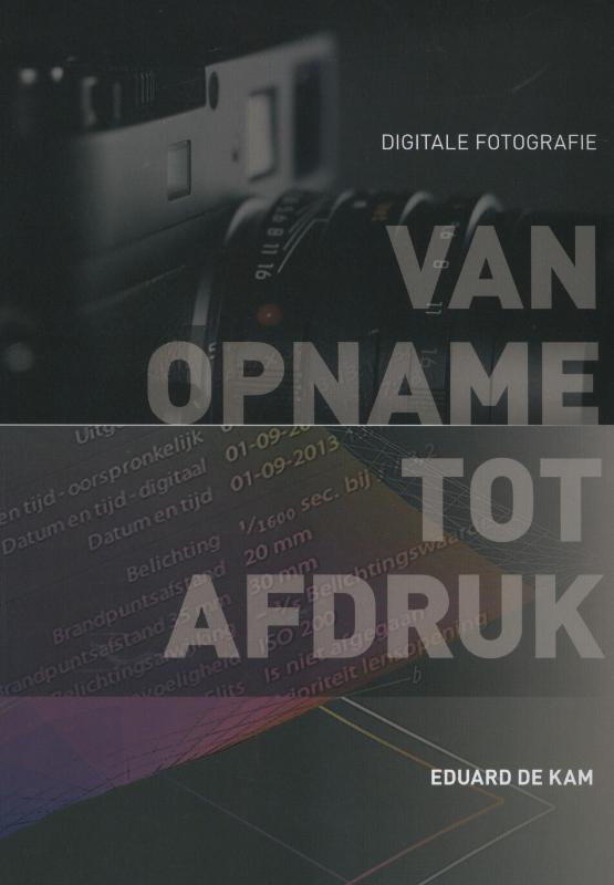 Omslag van Van opname tot afdruk