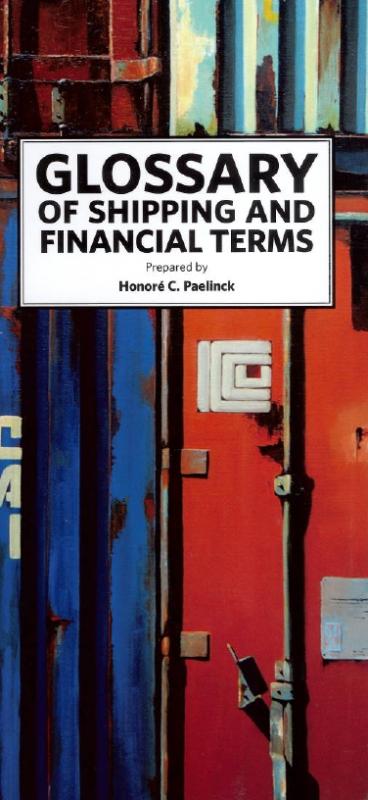 Omslag van Glossary of shipping and financial terms