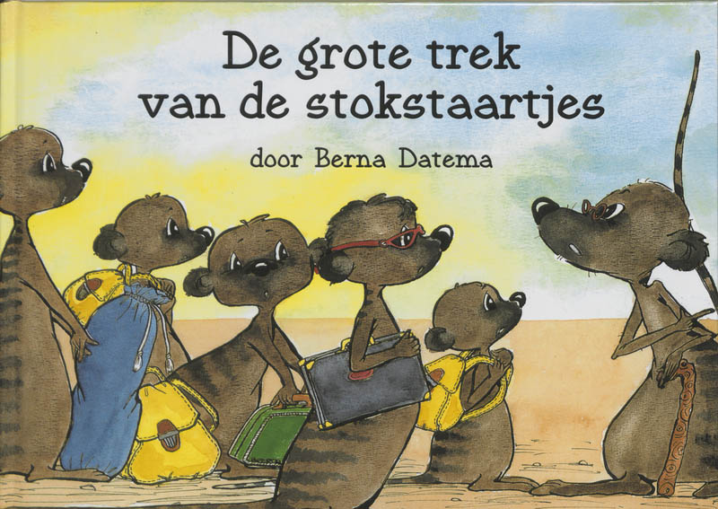 Omslag van De grote trek van de stokstaartjes