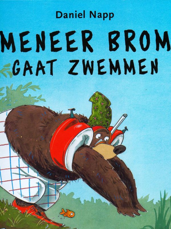 Omslag van Meneer Brom gaat zwemmen