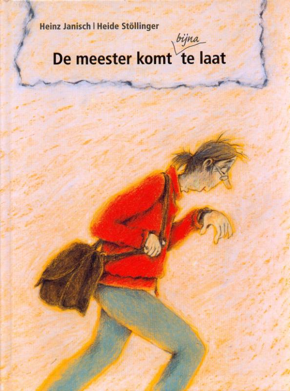 Omslag van De meester komt bijna te laat