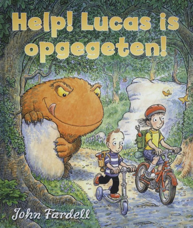 Omslag van Help! Lucas is opgegegeten