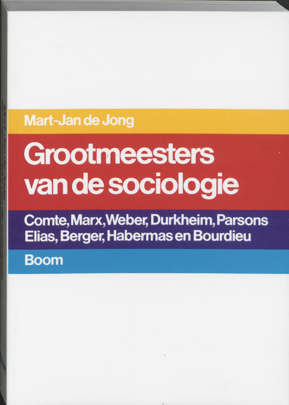 Omslag van Grootmeesters van de sociologie