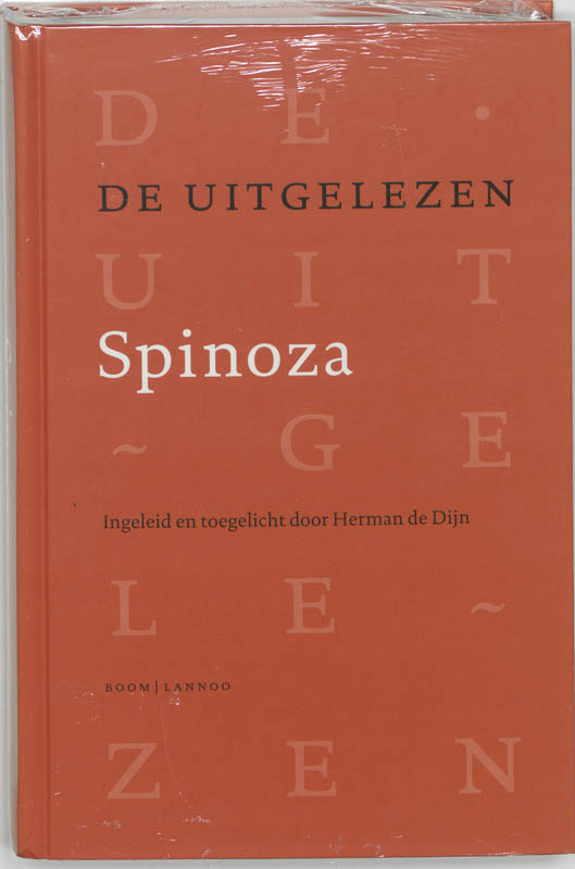 Omslag van De uitgelezen Spinoza