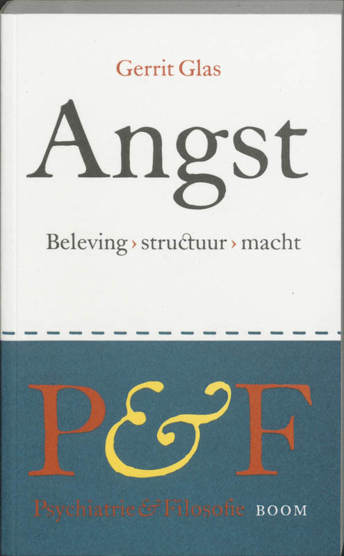 Omslag van Angst: structuur, beleving, macht