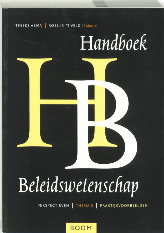 Omslag van Handboek beleidswetenschap