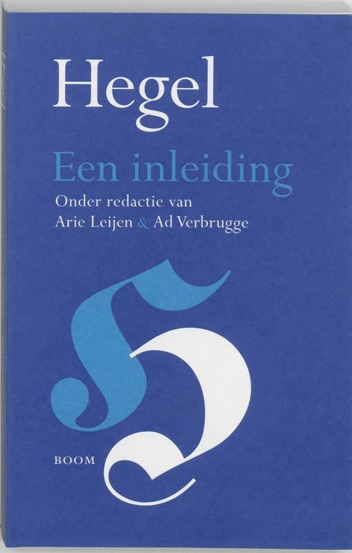 Omslag van Hegel een inleiding in zijn denken