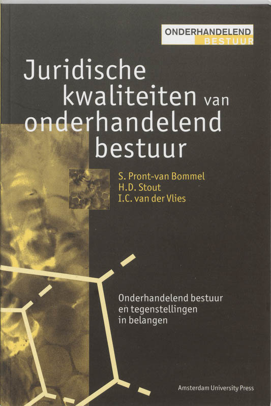 Omslag van Juridische kwaliteiten van onderhandelend bestuur