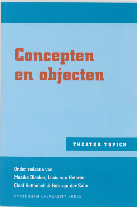 Omslag van Concepten en objecten