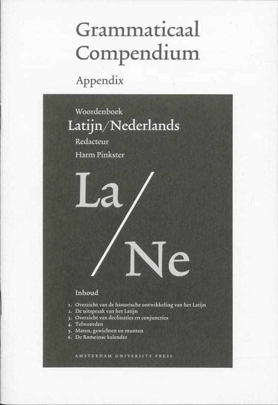 Omslag van Appendix