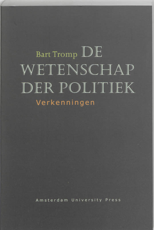 Omslag van De wetenschap der politiek