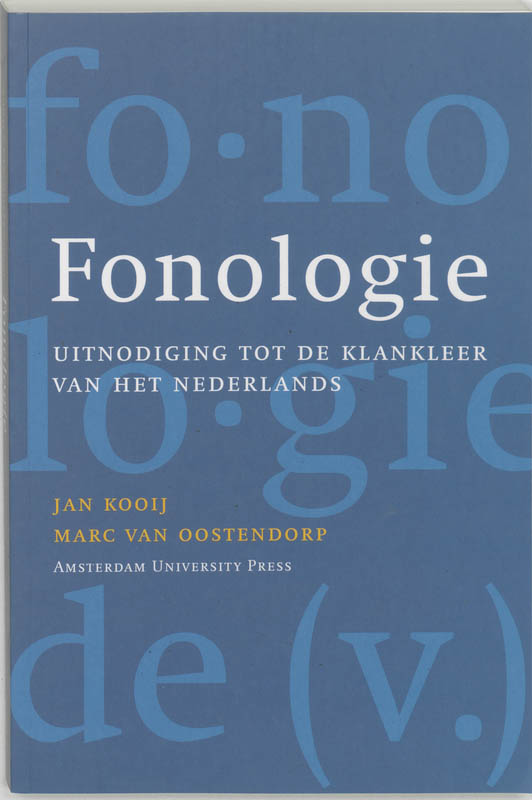 Omslag van Fonologie