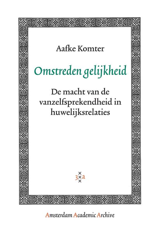 Omslag van Omstreden gelijkheid
