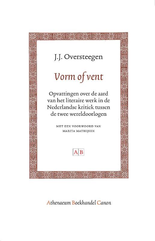 Omslag van Vorm of vent
