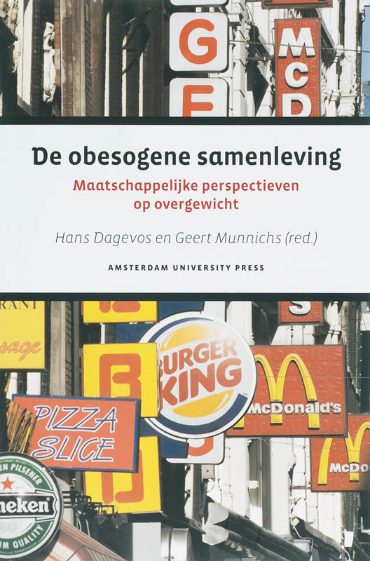 Omslag van De obesogene samenleving