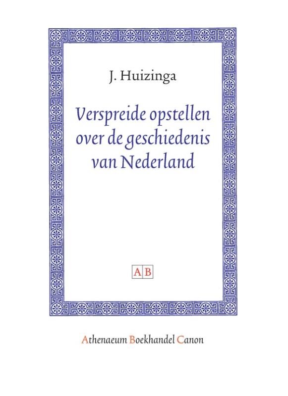 Omslag van Verspreide opstellen over de geschiedenis van Nederland