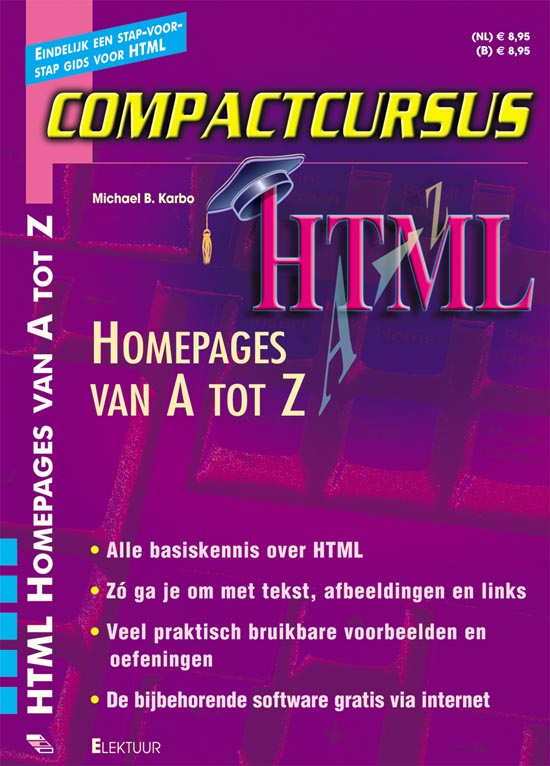 Omslag van HTML homepages van A tot Z