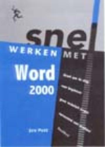 Omslag van Snel werken met Word 2000
