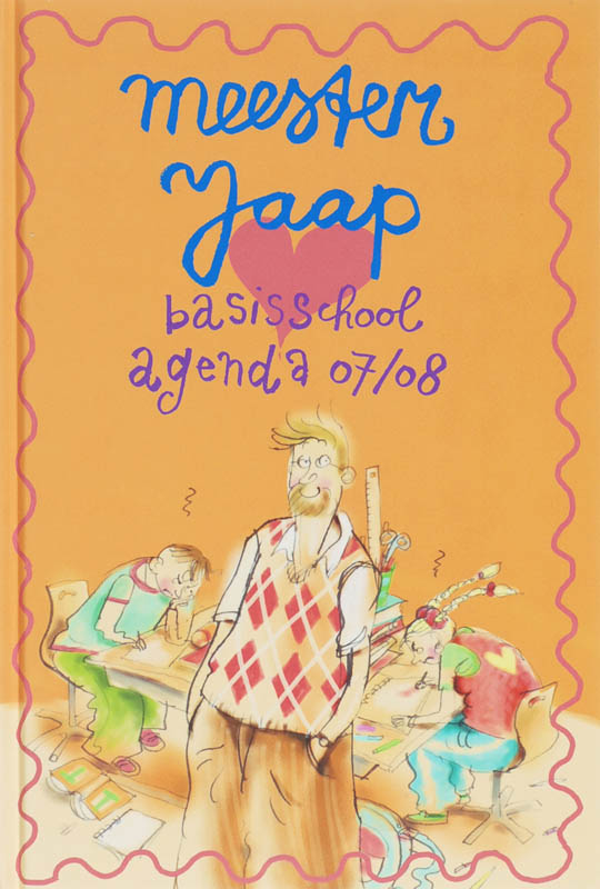 Omslag van Meester Jaap Schoolagenda 2007-2008