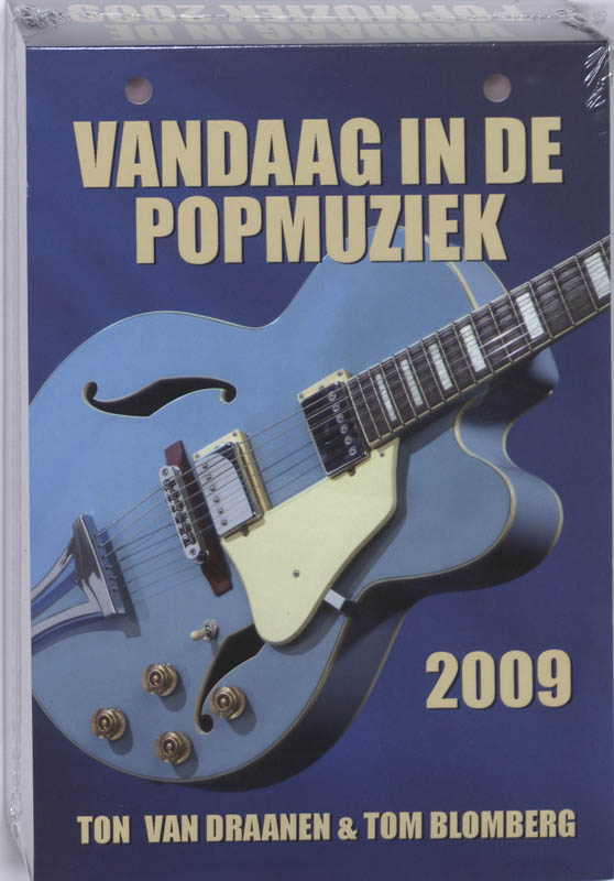 Omslag van Scheurkalender 2009 Vandaag in de popmuziek
