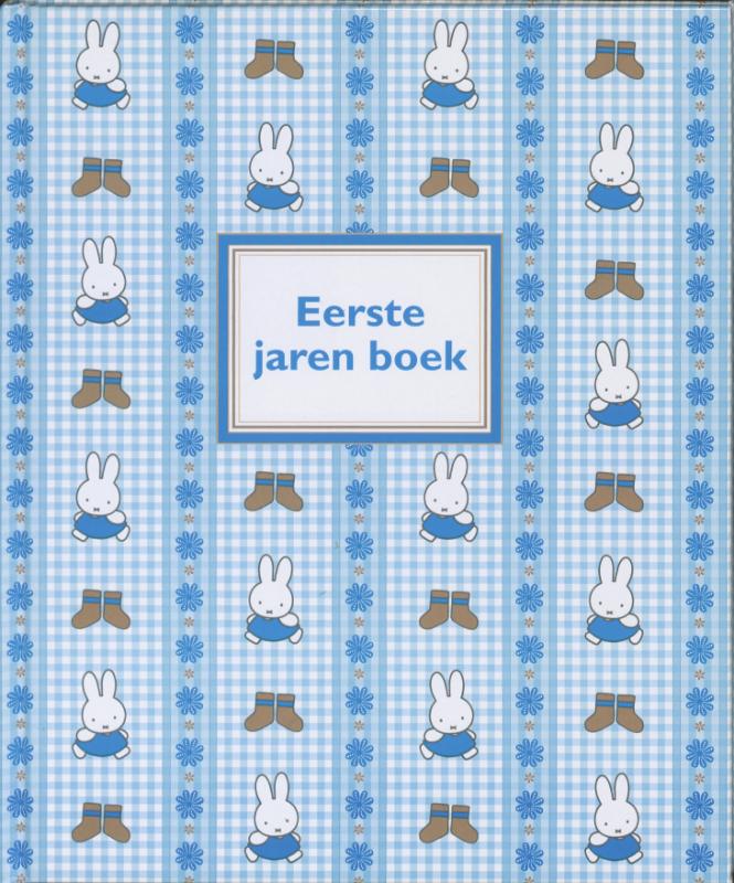 Omslag van Nijntje 1e jarenboek blauw