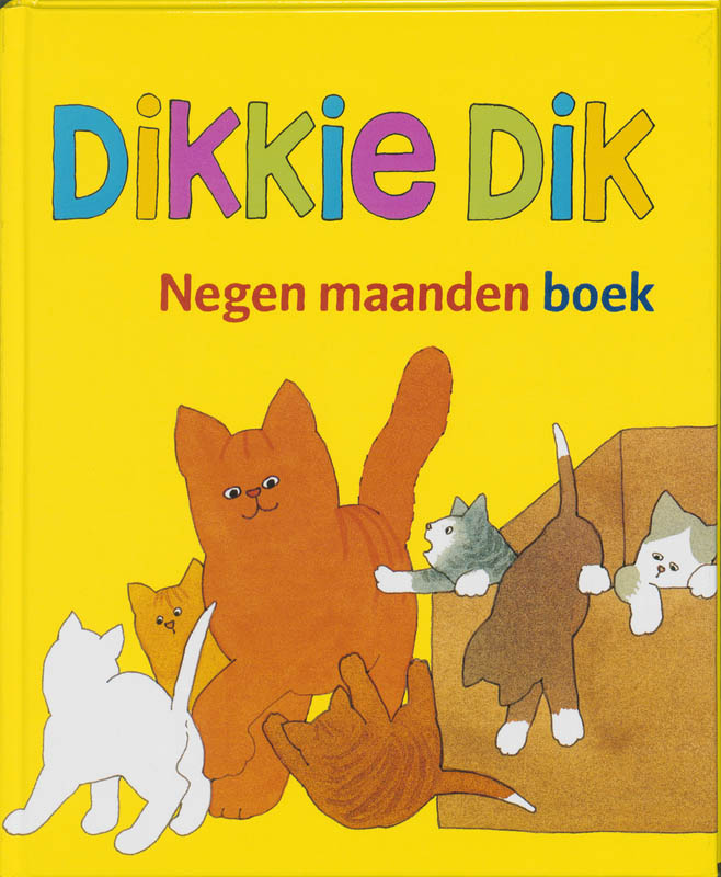Omslag van Dikkie Dik Negen maanden boek