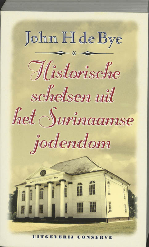 Omslag van Historische schetsen uit het Surinaamse jodendom