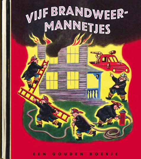 Omslag van Vijf brandweermannetjes