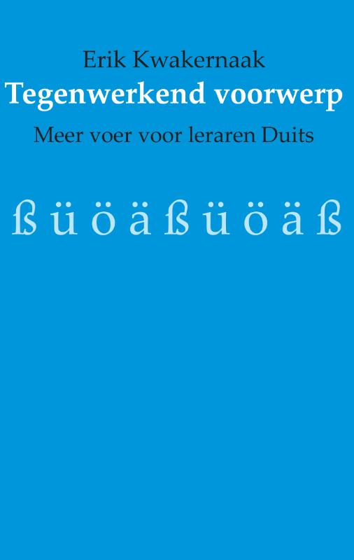 Omslag van Tegenwerkend voorwerp