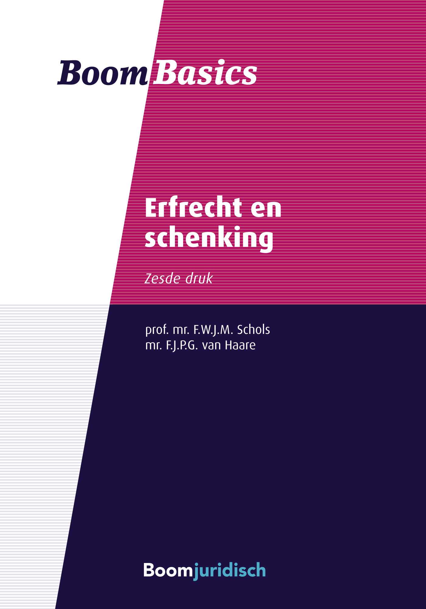 Omslag van Boom Basics Erfrecht en schenking