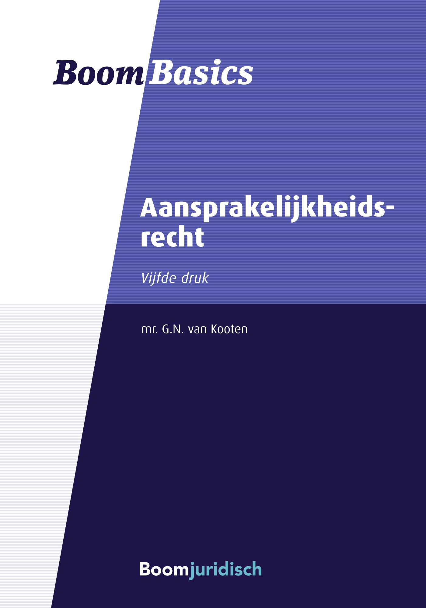 Omslag van Aansprakelijkheidsrecht