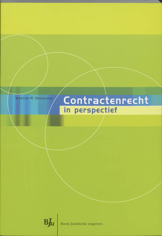 Omslag van Contractenrecht in perspectief