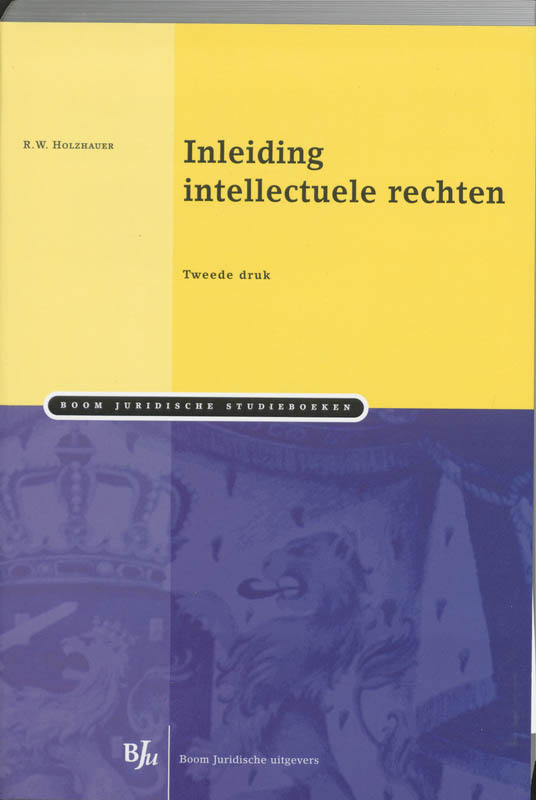 Omslag van Inleiding intellectuele rechten