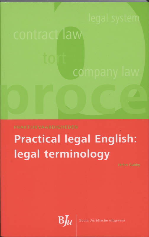 Omslag van Practical legal English
