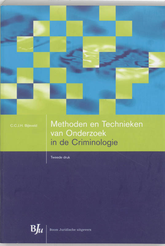 Omslag van Methoden en Technieken van Onderzoek in de Criminologie
