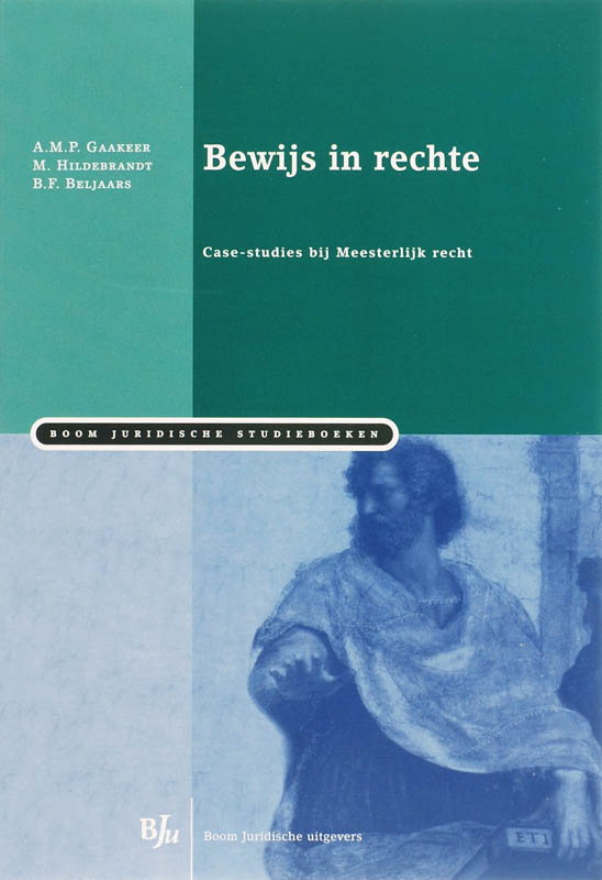 Omslag van Bewijs in rechte